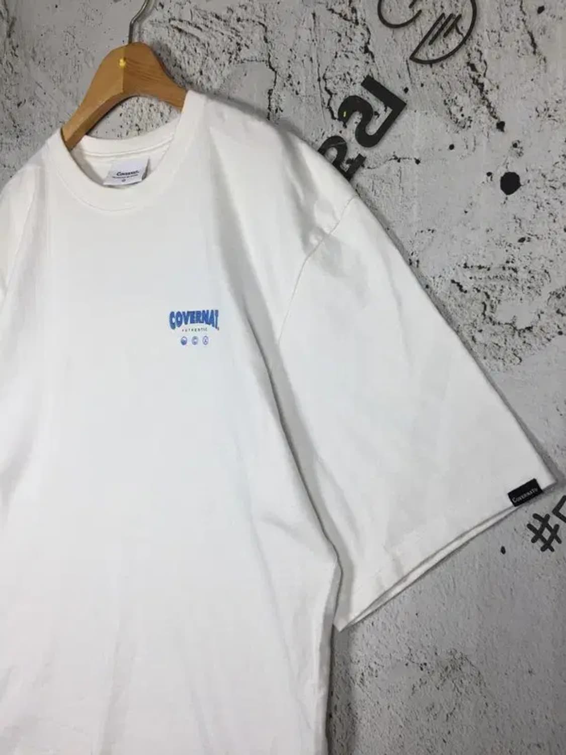 커버낫 COVERNAT 반팔 티 화이트 L 1000475 상품이미지5