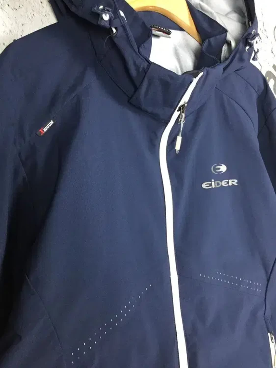 아이더 EIDER 바람막이 후드 자켓 네이비 L 3800174 상품이미지4