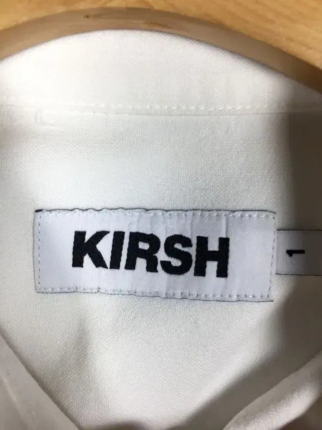 키르시 KIRSH 스몰체리 옥스포드 셔츠 화이트 1 1100332 상품이미지6