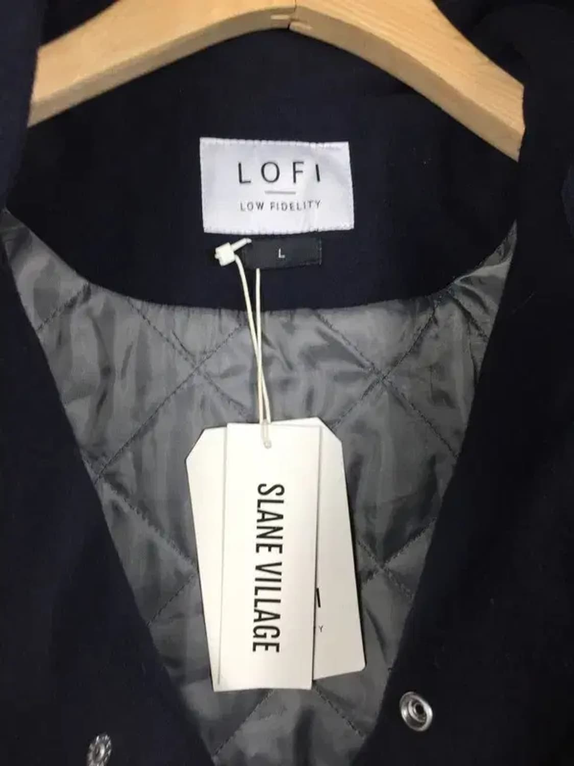 [새상품] 로파이 스테디 더플 떡볶이 코트 네이비 L 3200062 상품이미지10