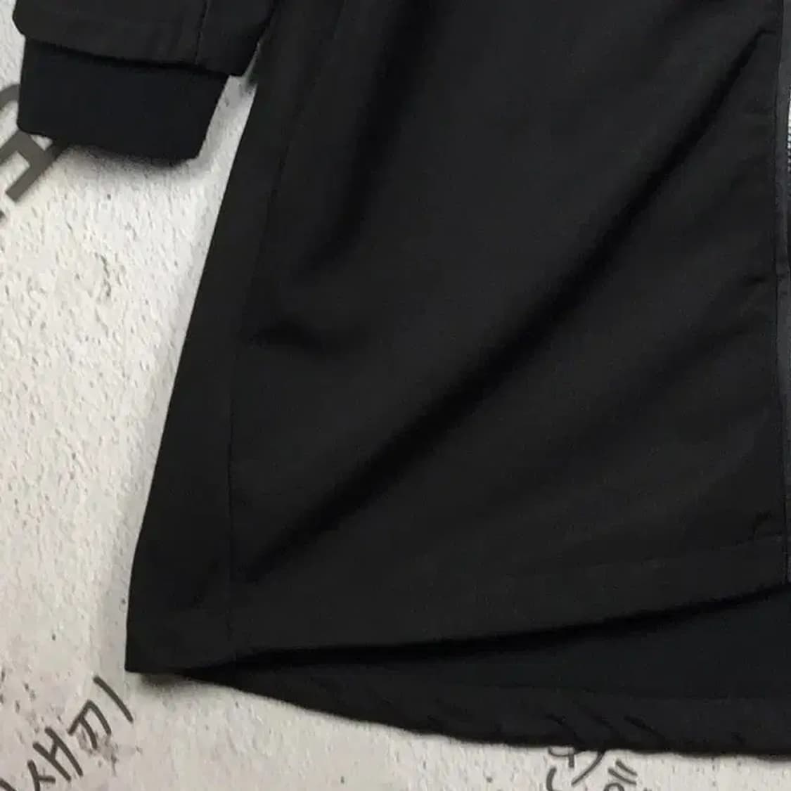 데상트 여성 기모 후드 집업 롱 자켓 블랙 100 3200063 상품이미지6