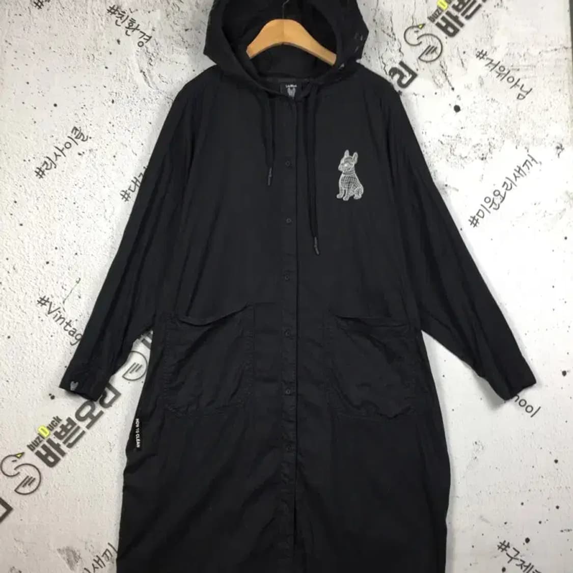 라이프워크 패커블 롱 윈드브레이커 자켓 블랙 FREE 3200064 상품이미지1