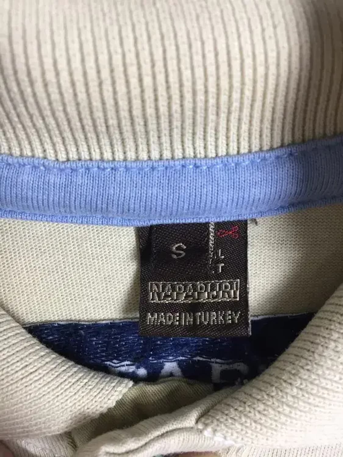 나파피리 NAPAPIJRI 빈티지 긴팔 카라 티 베이지 S 2100139 상품이미지7