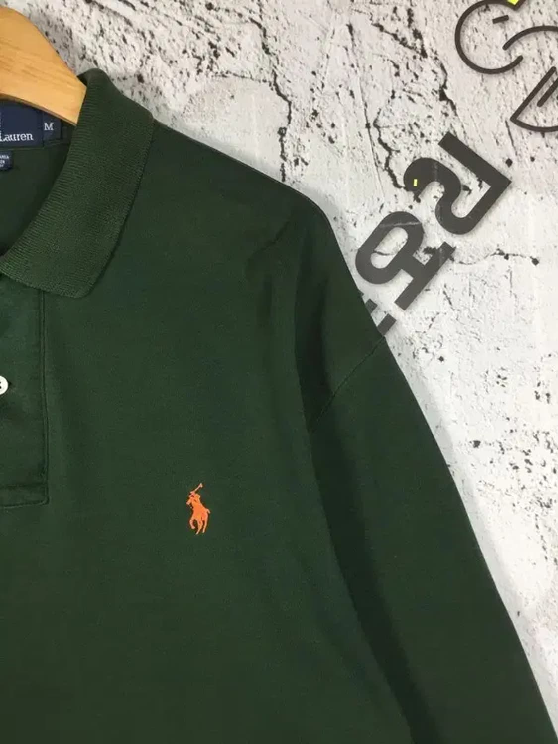 폴로랄프로렌 POLO 피케 긴팔 카라 티 그린 M/105 2100142 상품이미지4