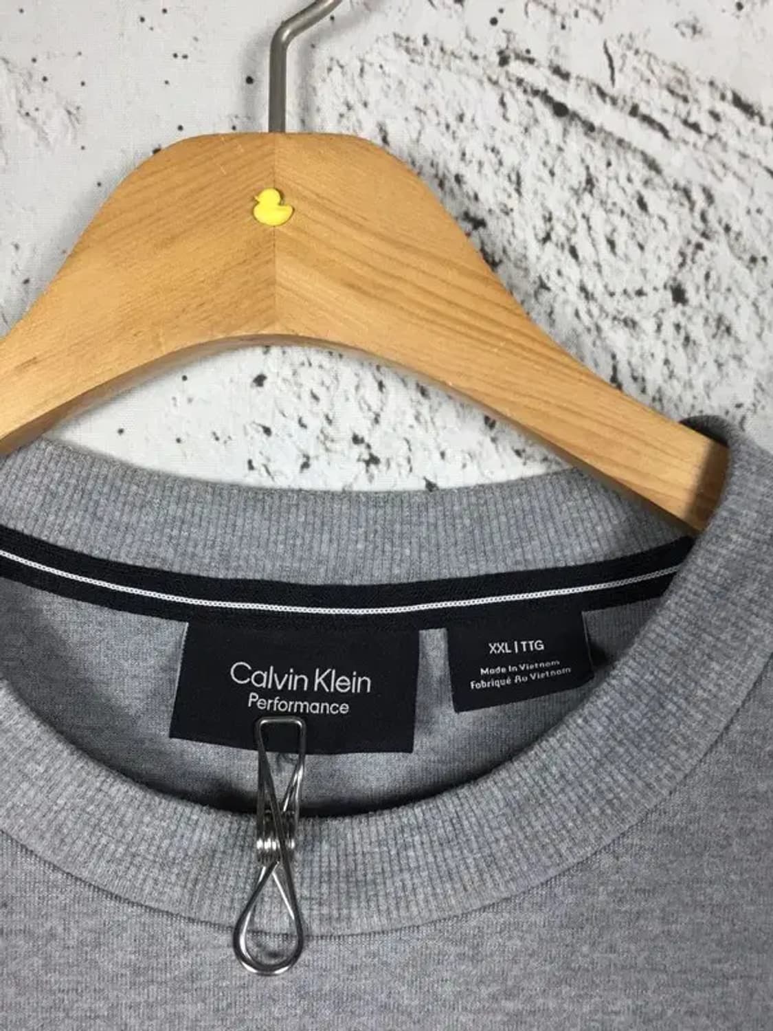캘빈클라인 CK 자수 퍼포먼스 맨투맨 그레이 XXL 2200233 상품이미지8