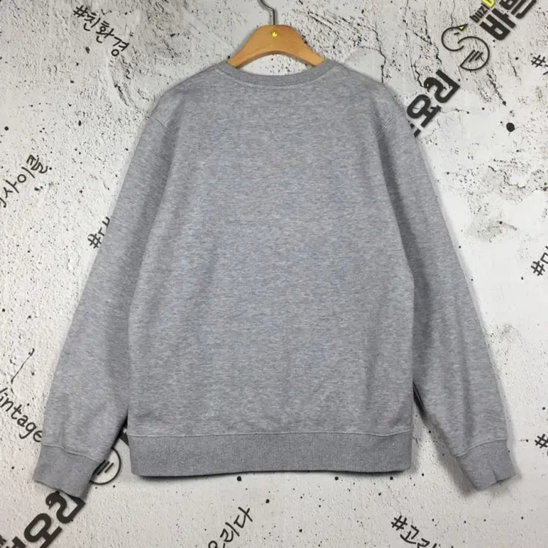 타미힐피거 TOMMY 기모 맨투맨 라이트 그레이 S 2200234 상품이미지2