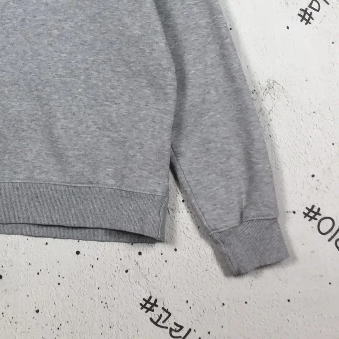 타미힐피거 TOMMY 기모 맨투맨 라이트 그레이 S 2200234 상품이미지7