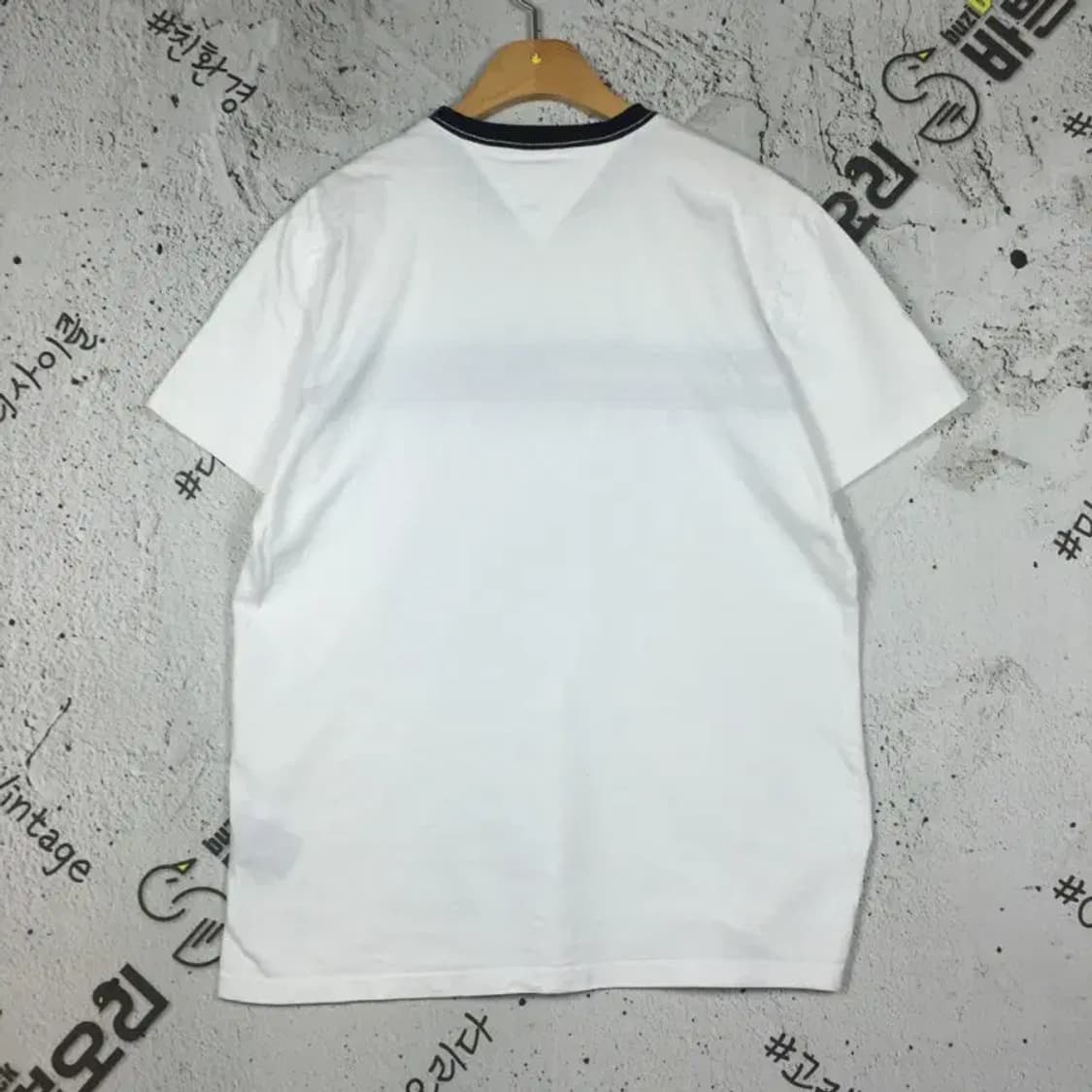 타미힐피거 TOMMY 플래그 반팔 티 화이트 M 1000484 상품이미지2