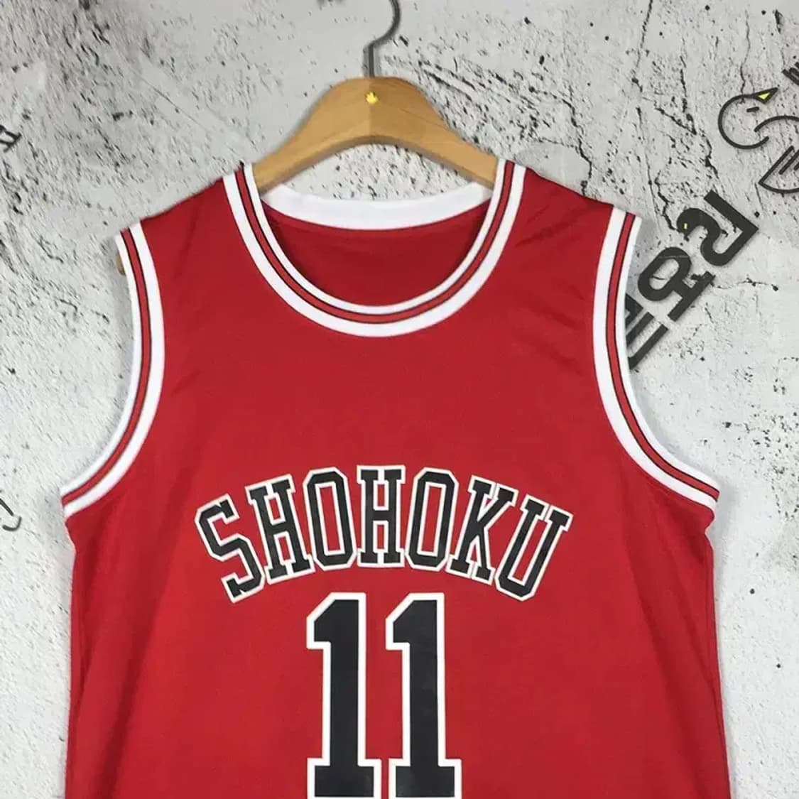 슬램덩크 북산 서태웅 11번 농구 유니폼 져지 레드 L 1000487 상품이미지6