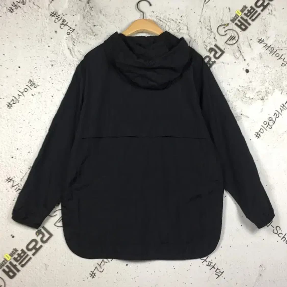 아디다스 트레포일 윈드러너 후드 바람막이 자켓 블랙 S 3800180 상품이미지2