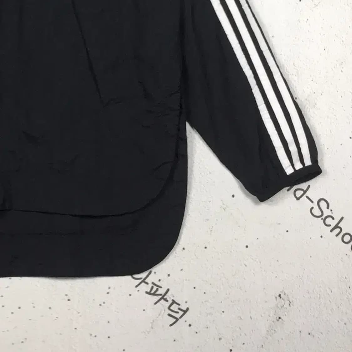 아디다스 트레포일 윈드러너 후드 바람막이 자켓 블랙 S 3800180 상품이미지6
