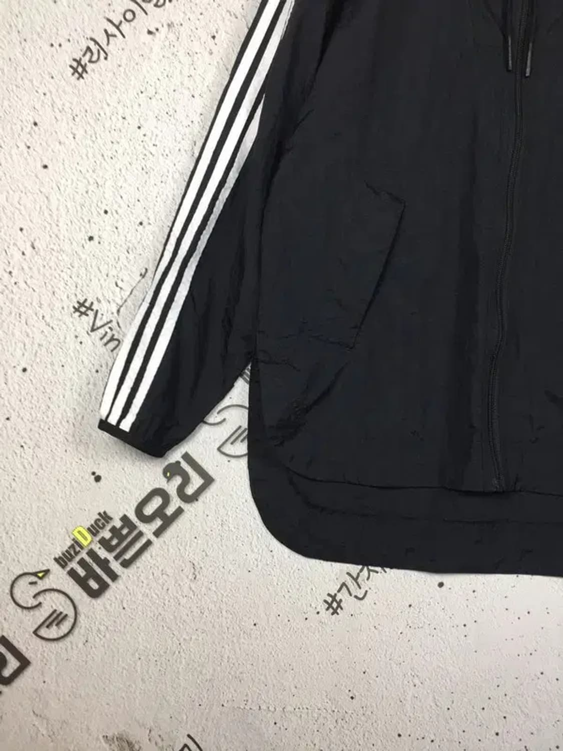 아디다스 트레포일 윈드러너 후드 바람막이 자켓 블랙 S 3800180 상품이미지7