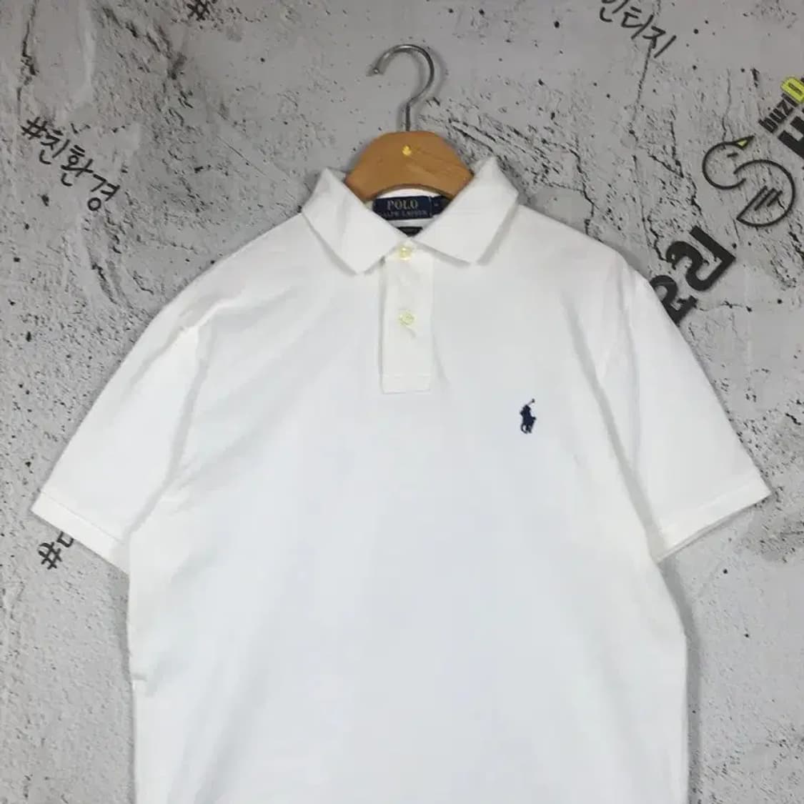 폴로랄프로렌 POLO 반팔 피케 카라티 화이트 M 1000486 상품이미지4