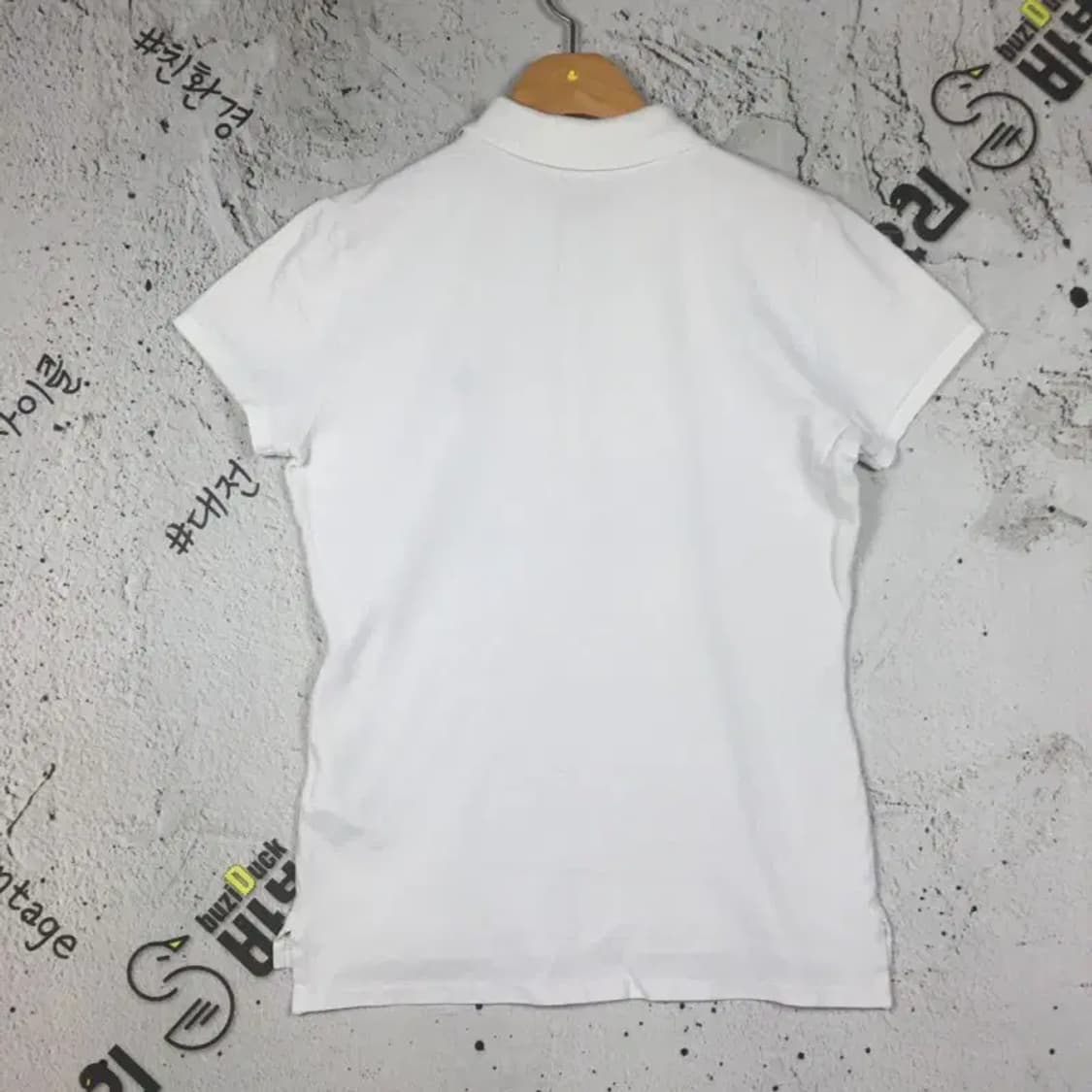 폴로랄프로렌 슬림핏 여성 반팔 카라티 화이트 M 1000495 상품이미지2