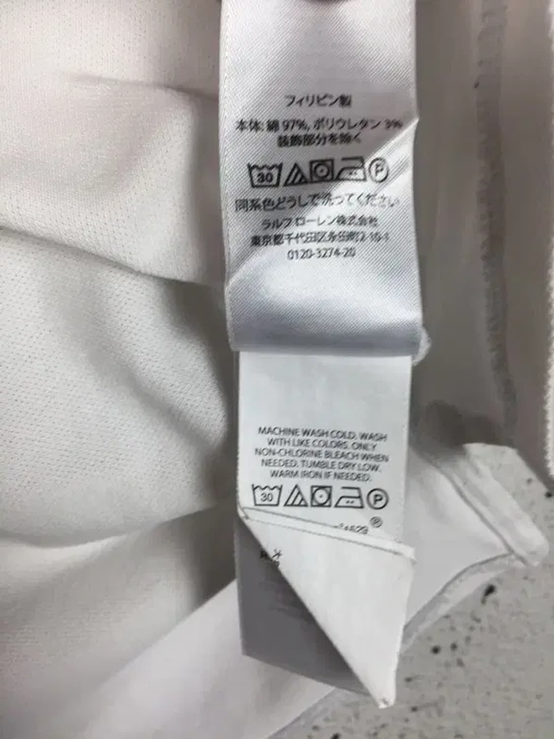 폴로랄프로렌 슬림핏 여성 반팔 카라티 화이트 M 1000495 상품이미지9