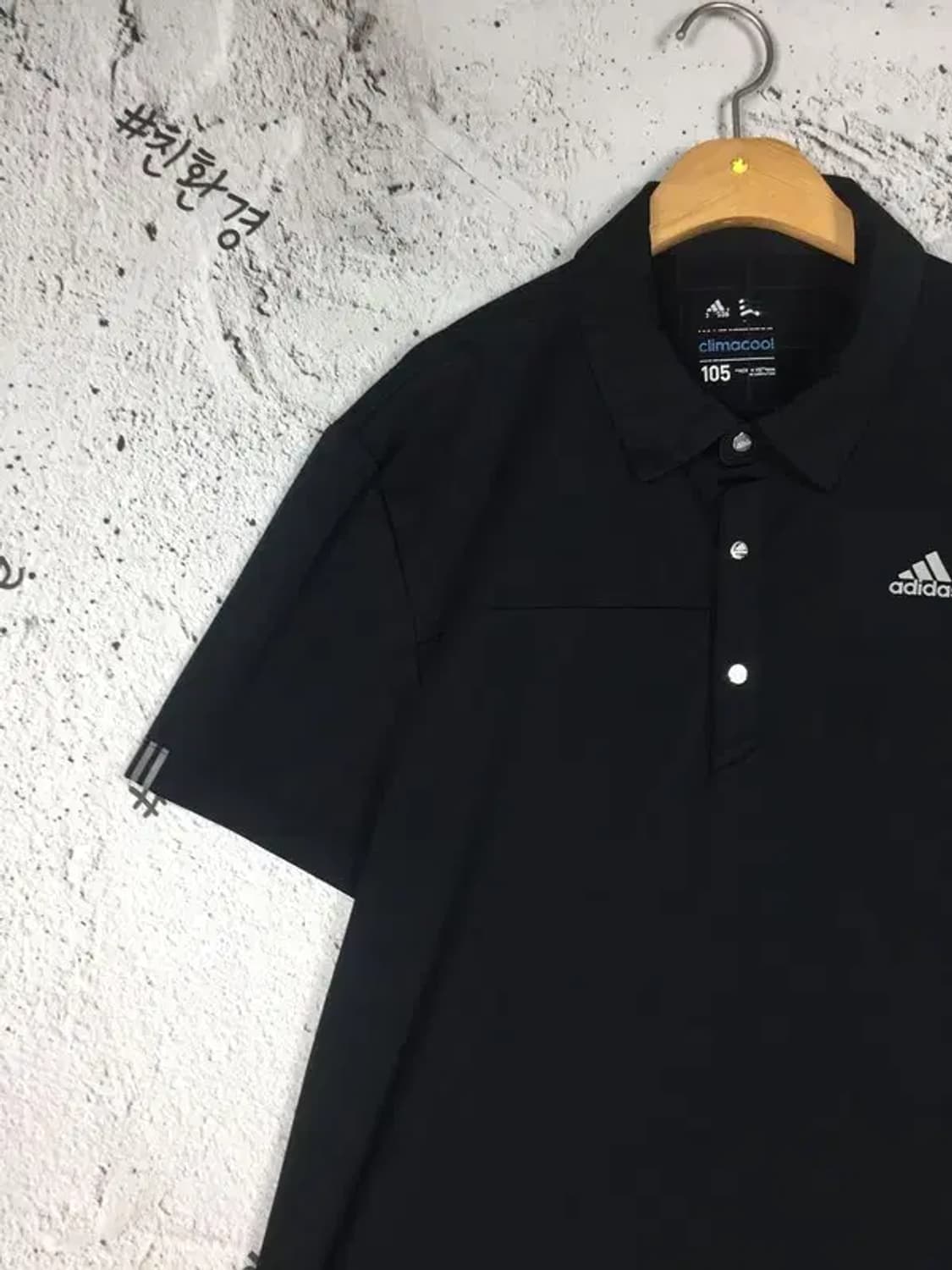 아디다스 기능성 골프 반팔 카라티 블랙 105 1000490 상품이미지4