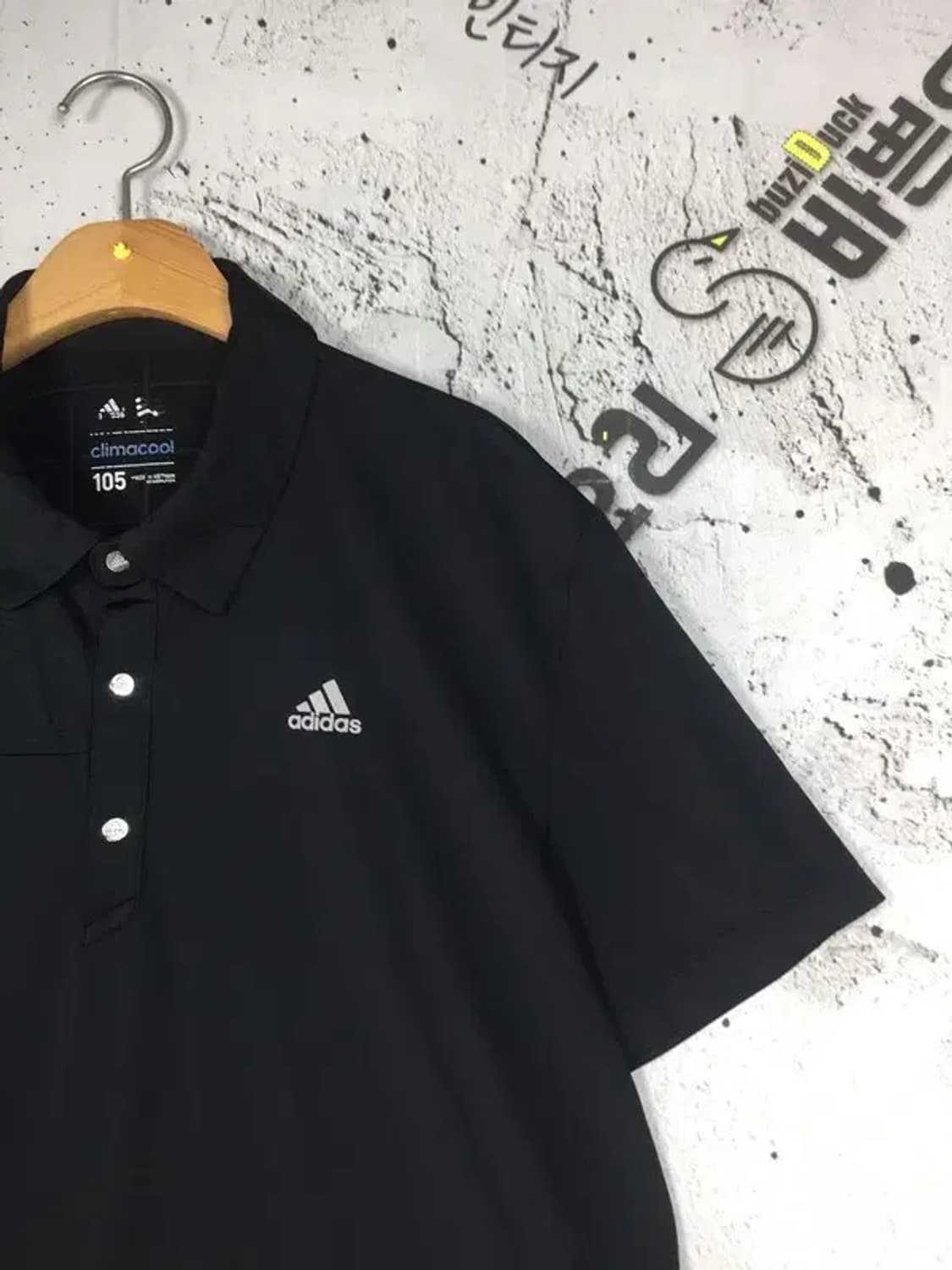 아디다스 기능성 골프 반팔 카라티 블랙 105 1000490 상품이미지5