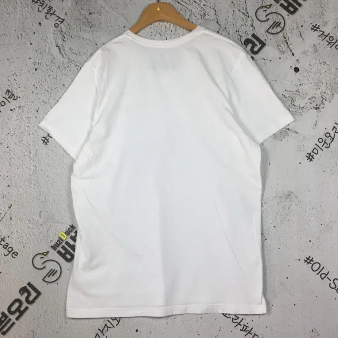 타미힐피거 브이넥 기본 반팔 티 화이트 M 1000491 상품이미지2