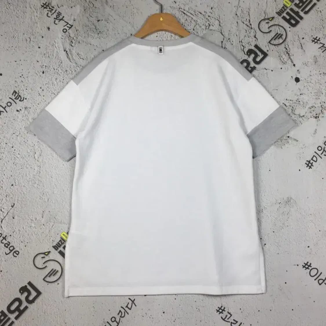 와이드앵글 W.ANGLE 도톰 반팔 티 라이트 그레이 95 1000494 상품이미지2