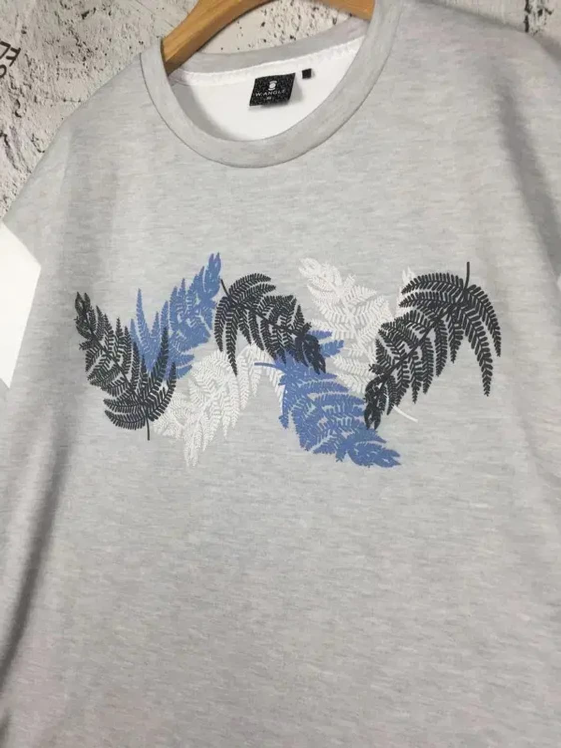 와이드앵글 W.ANGLE 도톰 반팔 티 라이트 그레이 95 1000494 상품이미지4