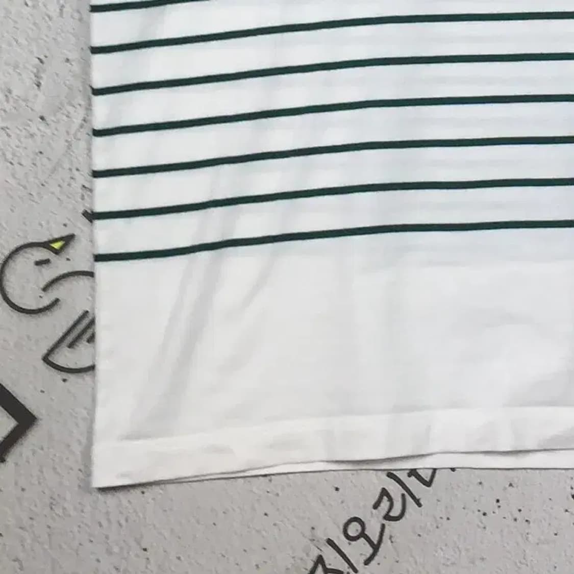 헤지스 HAZZYS 빅사이즈 반팔 티 화이트 120 1000496 상품이미지6