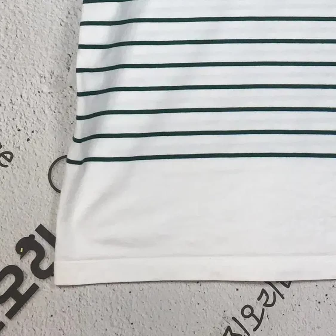 헤지스 HAZZYS 빅사이즈 반팔 티 화이트 120 1000496 상품이미지7