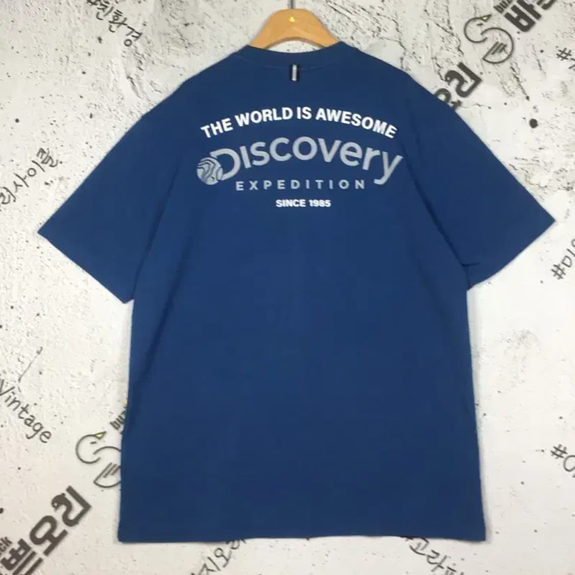 디스커버리 DISCOVERY  반팔 티 네이비 90 1000498 상품이미지2