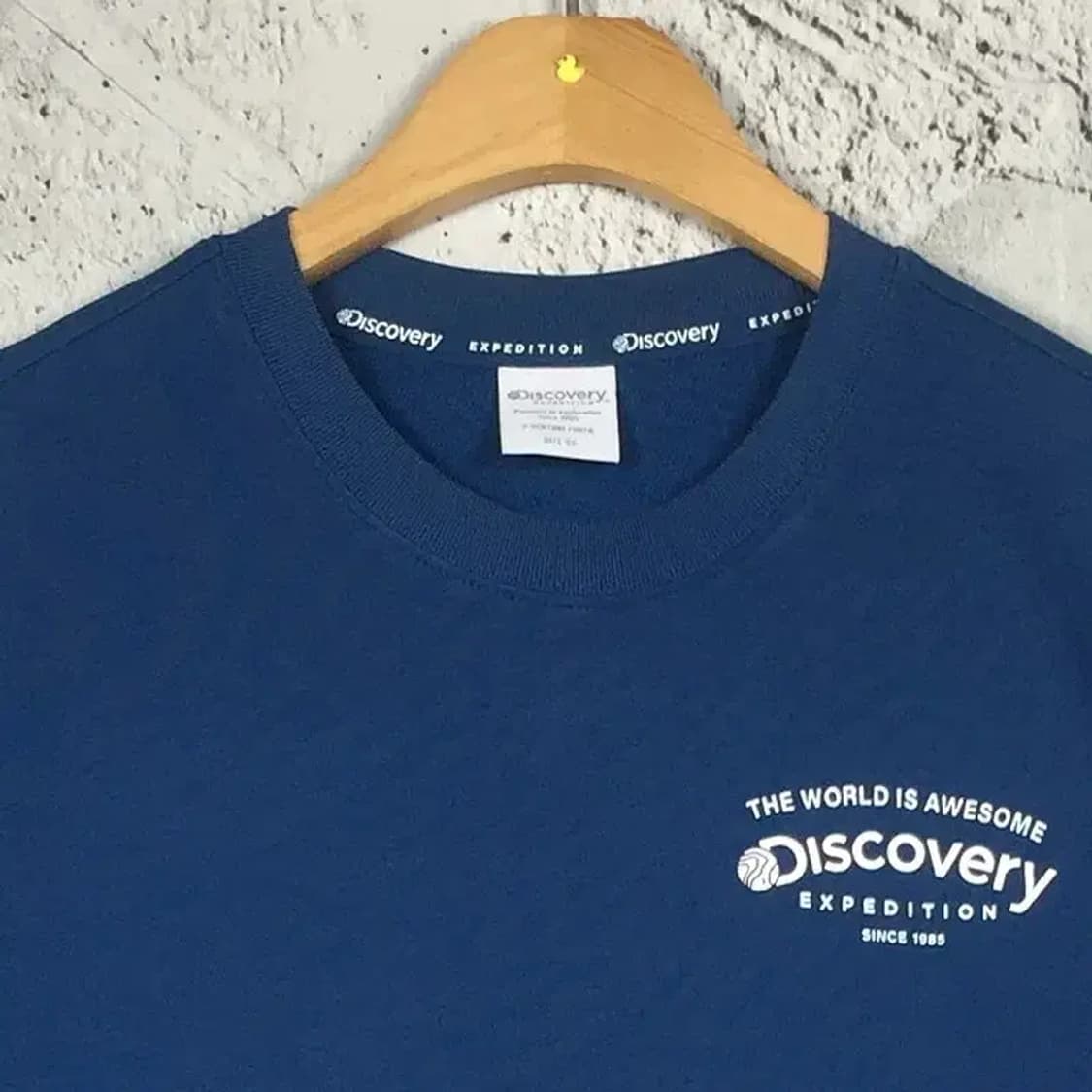 디스커버리 DISCOVERY  반팔 티 네이비 90 1000498 상품이미지4