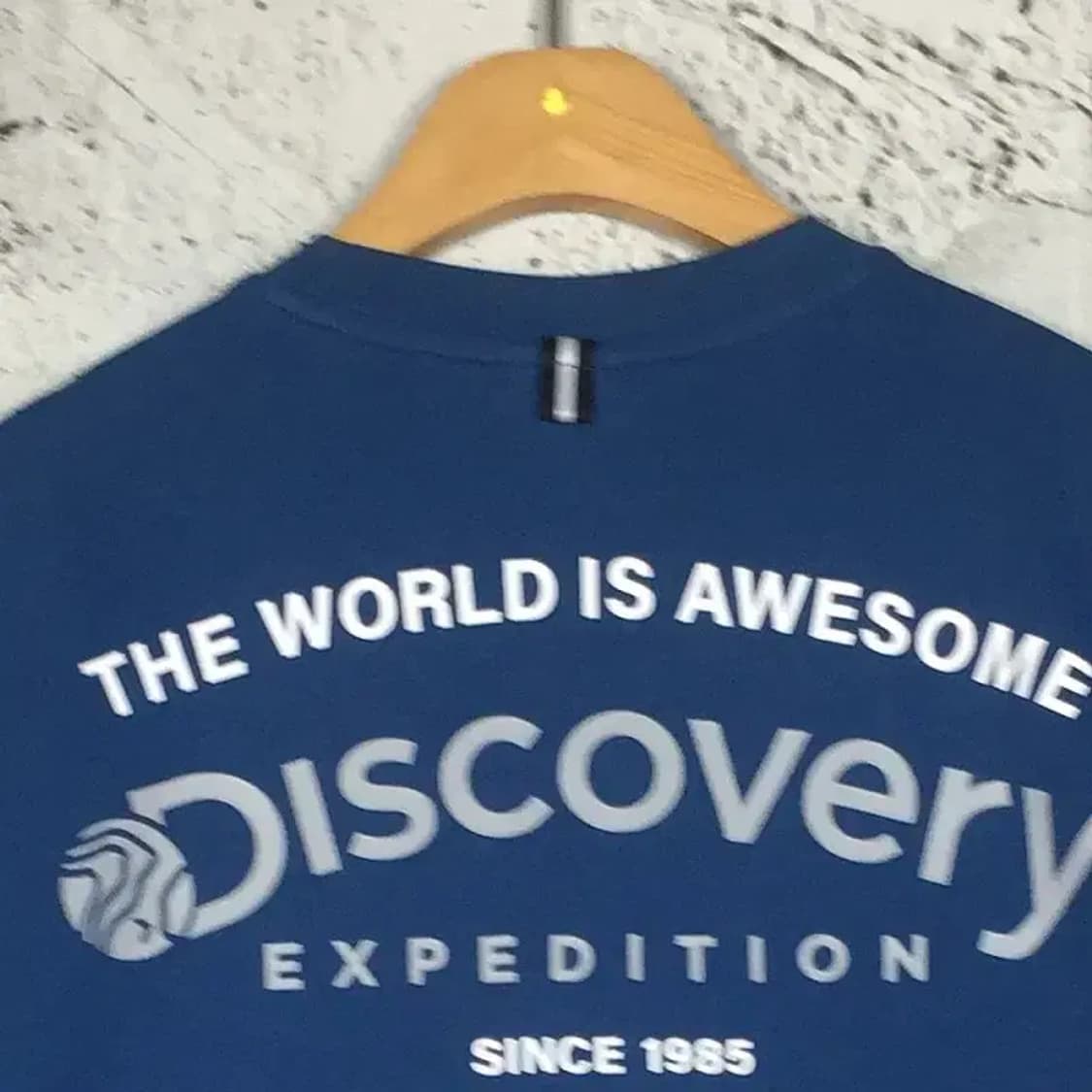 디스커버리 DISCOVERY  반팔 티 네이비 90 1000498 상품이미지6