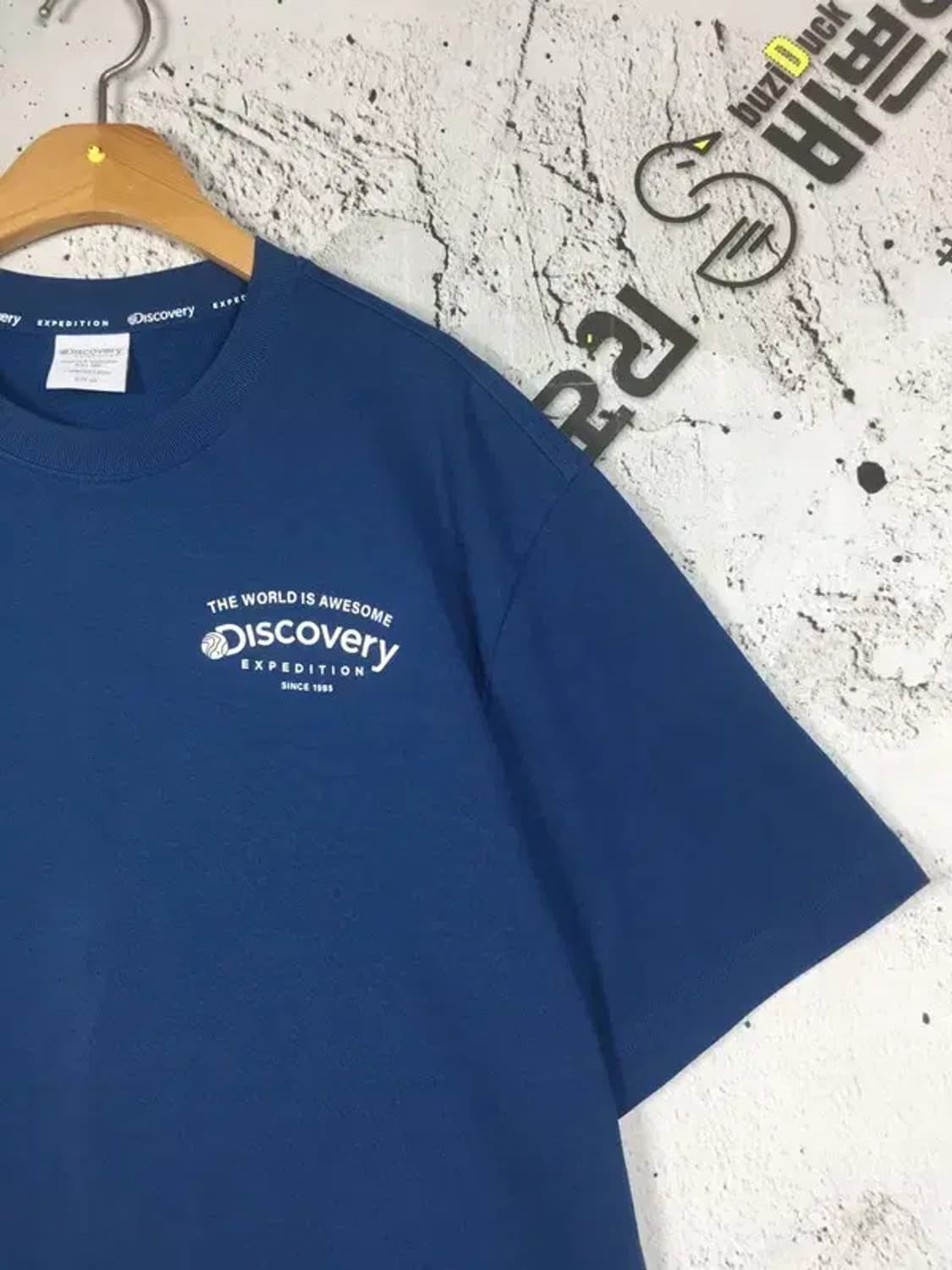 디스커버리 DISCOVERY  반팔 티 네이비 90 1000498 상품이미지8