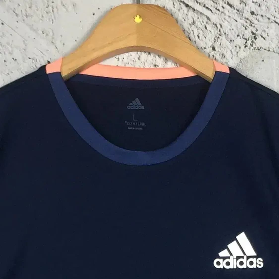 아디다스 기능성 클럽3 스트라이프티 반팔 티 네이비 L 1000499 상품이미지4