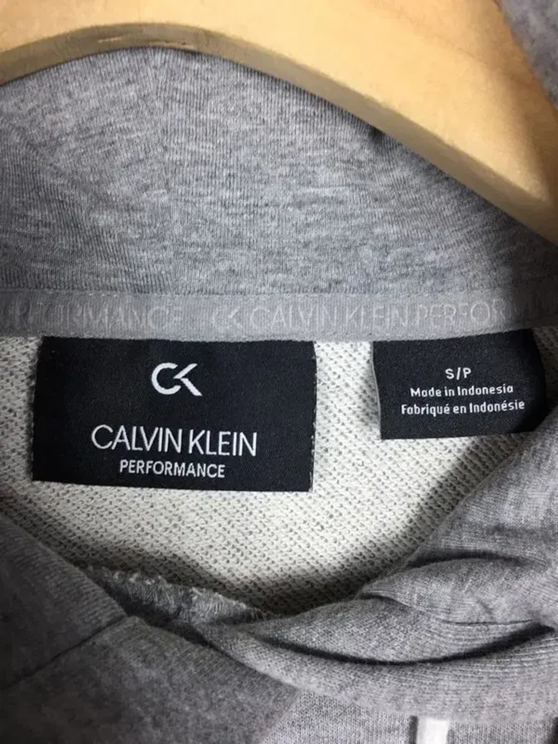 캘빈클라인 CK 여성 포켓 후드티 그레이 S 2300195 상품이미지8