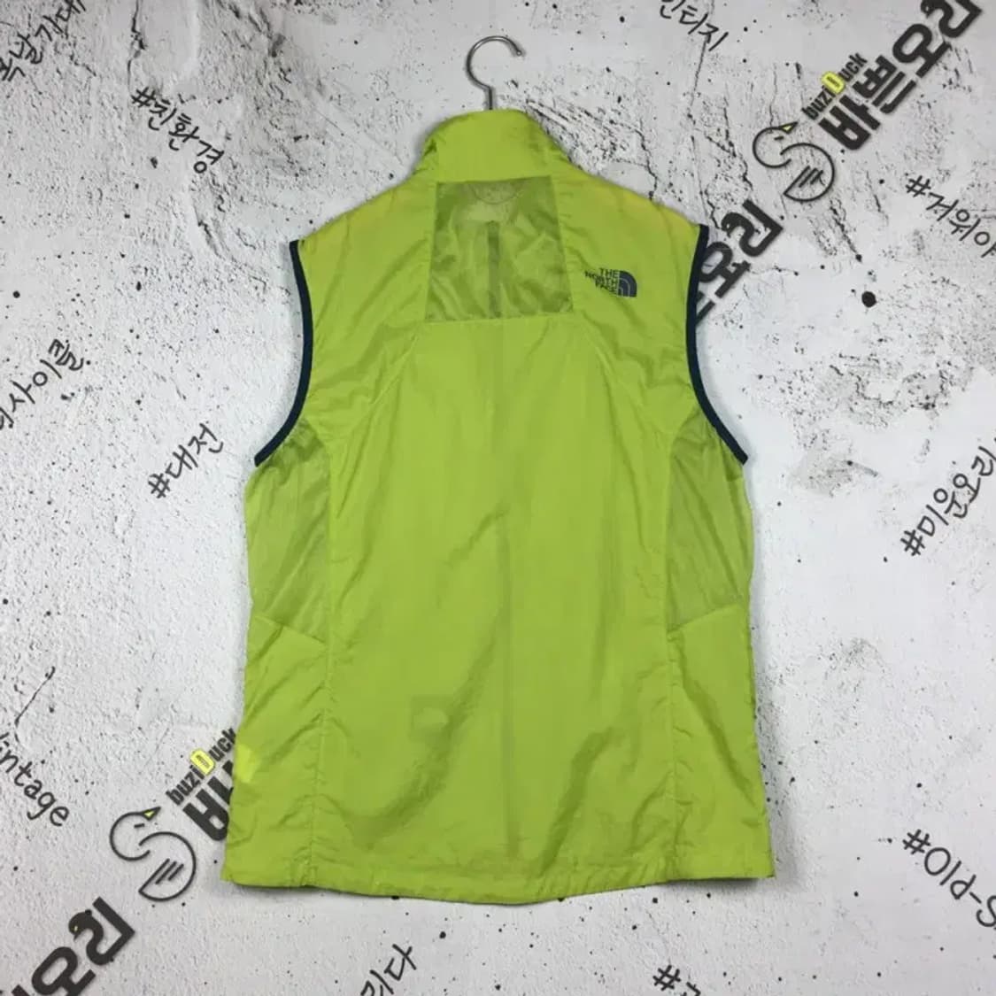 노스페이스 초경량 바람막이 조끼 라이트 그린 95(M) 3800185 상품이미지2