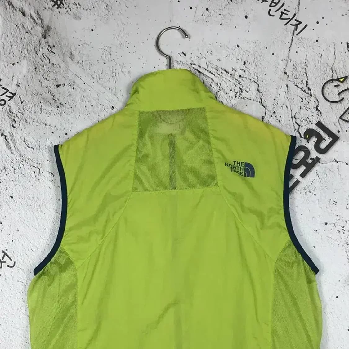 노스페이스 초경량 바람막이 조끼 라이트 그린 95(M) 3800185 상품이미지7