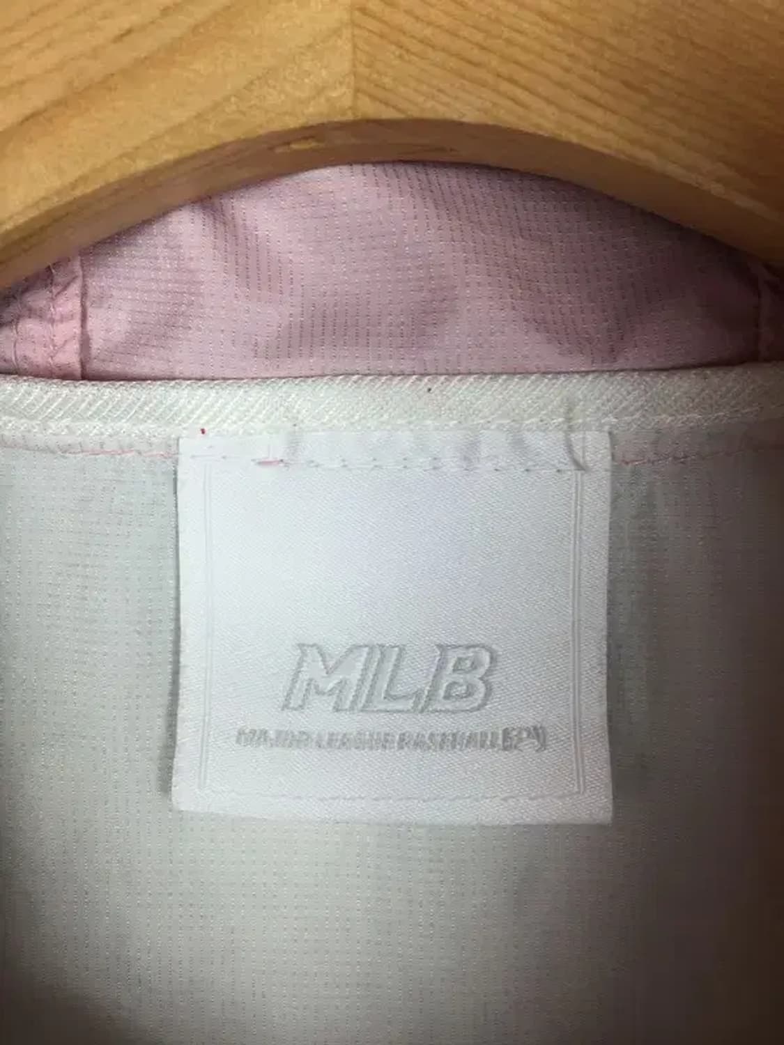 엠엘비 MLB 여성 바람막이 후드 집업 라이트 핑크 85 3800187 상품이미지7