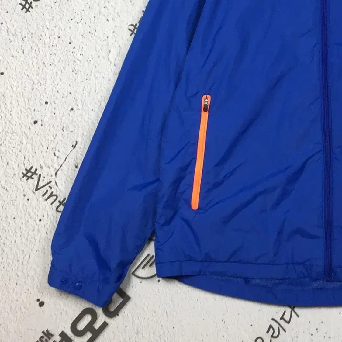 퓨마 스테이트먼트 우븐 바람막이 후드 자켓 블루 M 3800188 상품이미지6