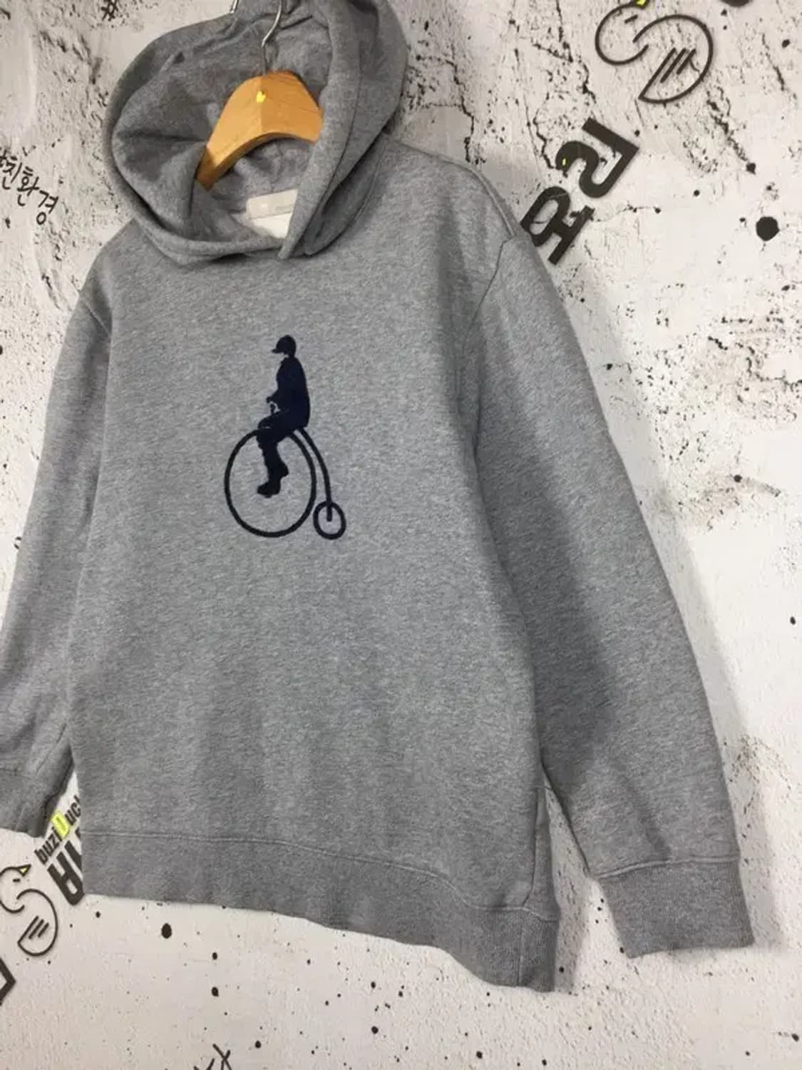 빈폴 BEANPOLE 기모 여성 후드티 그레이 S(155) 2300199 상품이미지4