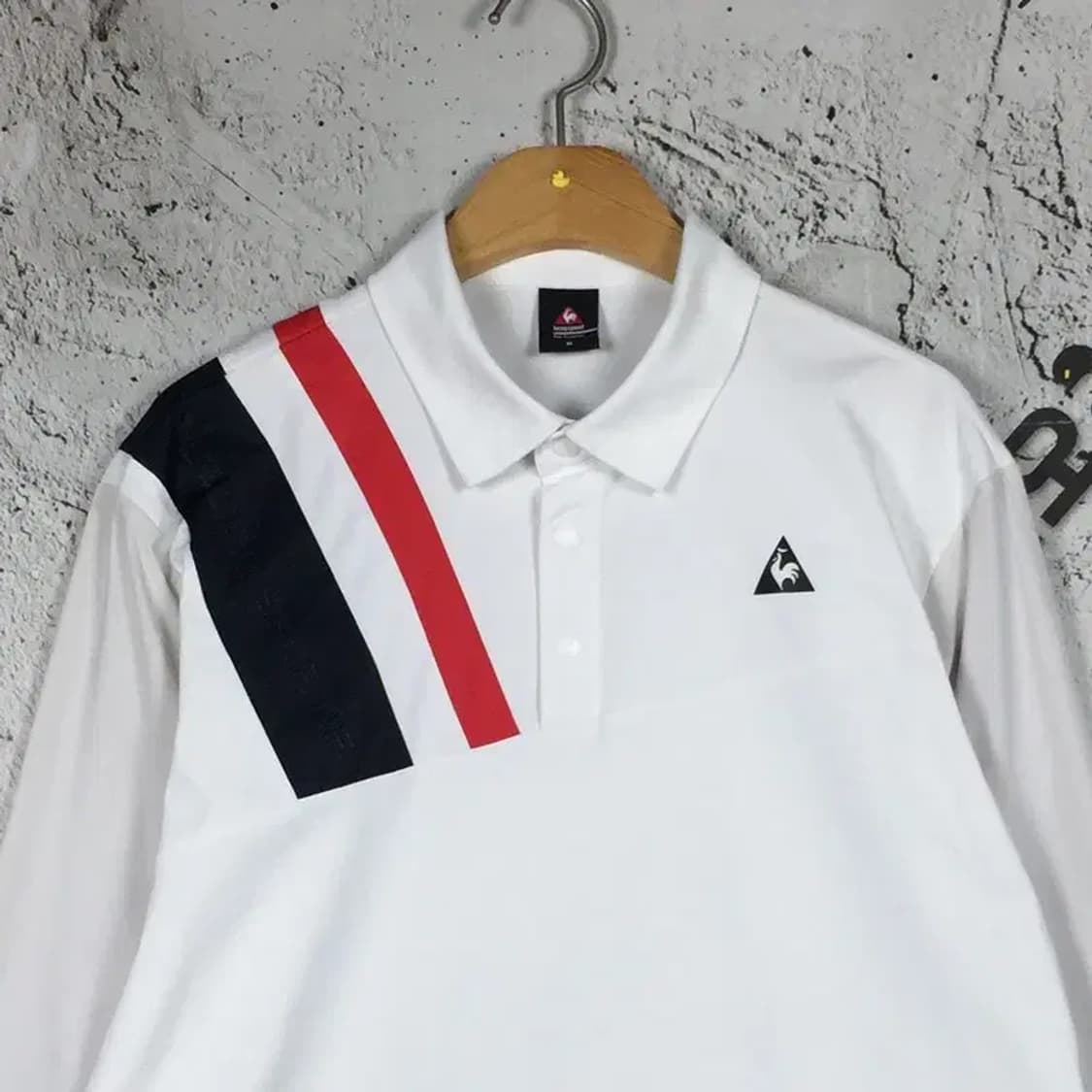 르꼬끄 기능성 플래그 폴로 골프 긴팔 화이트 95 2100146 상품이미지5