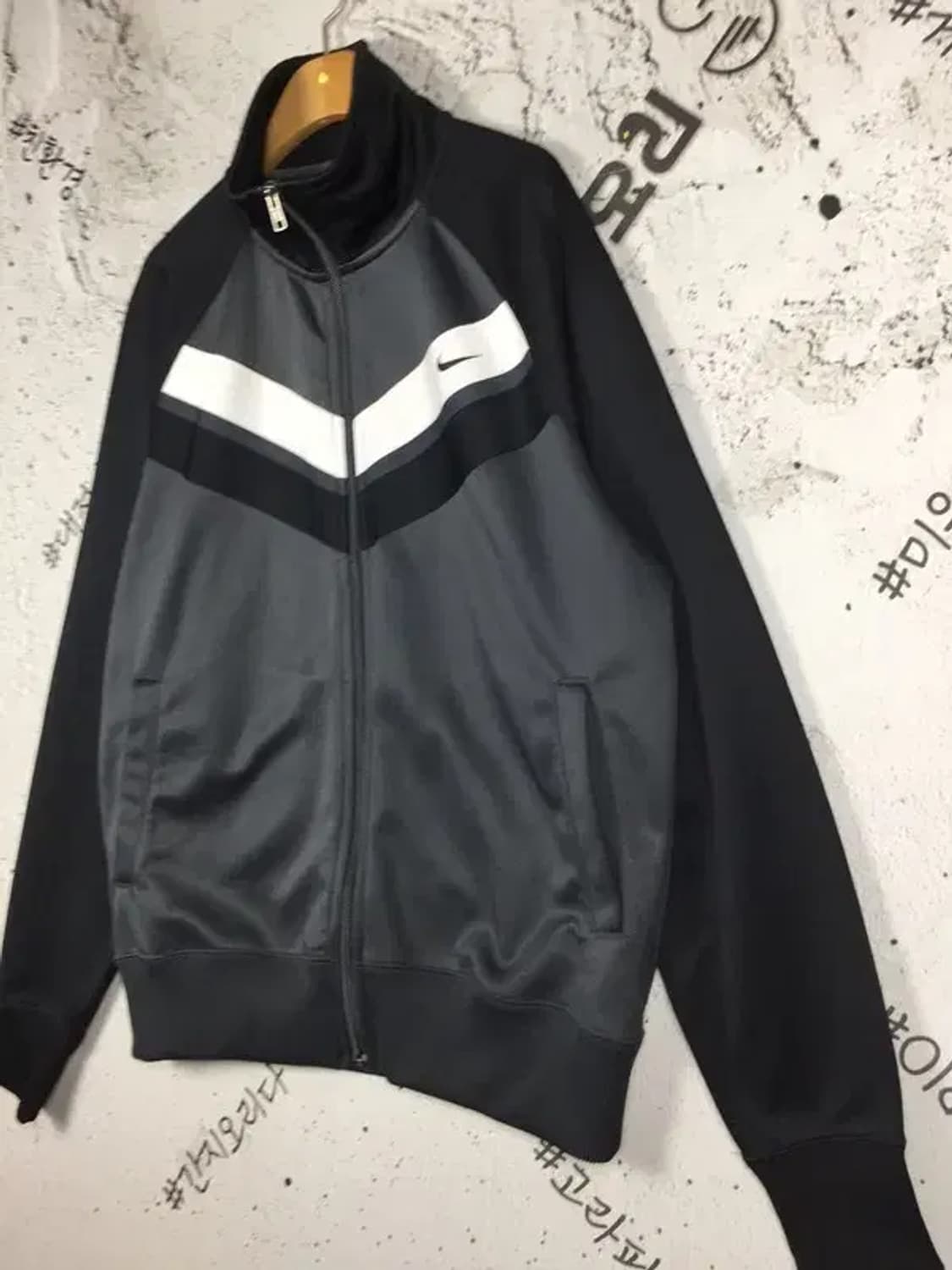 나이키 NIKE V라인 져지 집업 자켓 블랙 XL 3100247 상품이미지4