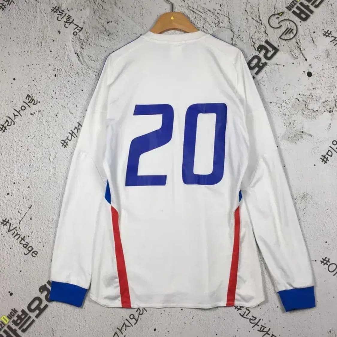 아디다스 우미제일FC 축구 유니폼 긴팔 티 화이트 100 2100144 상품이미지2