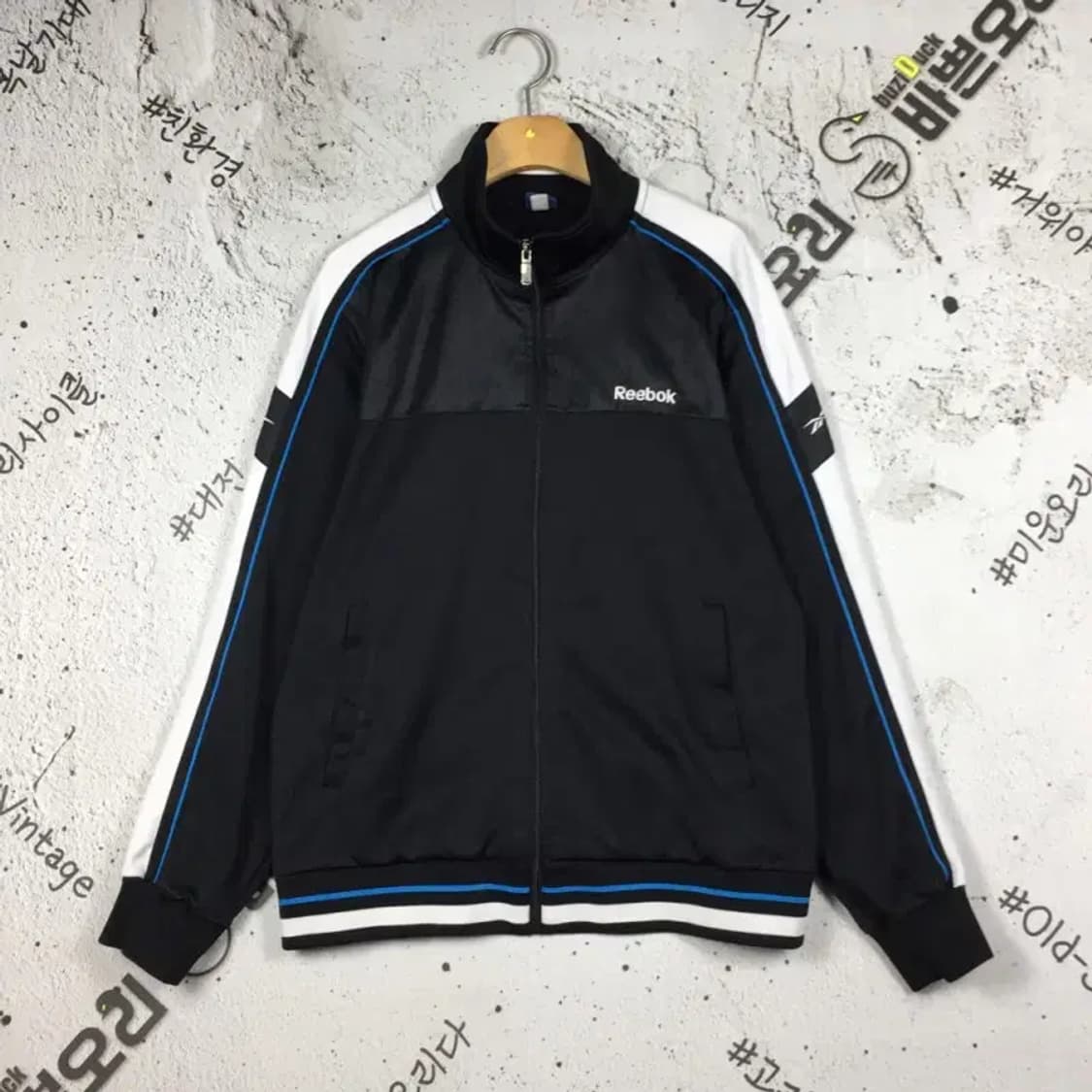 리복 REEBOK 집업 져지 자켓 블랙 M(95) 3100248 상품이미지1