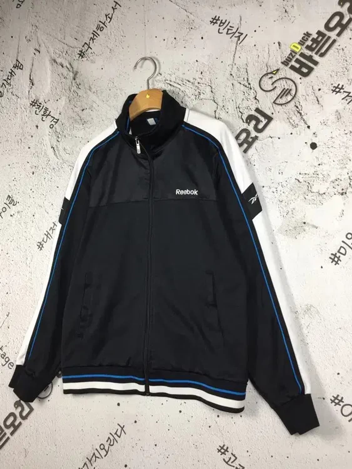 리복 REEBOK 집업 져지 자켓 블랙 M(95) 3100248 상품이미지4