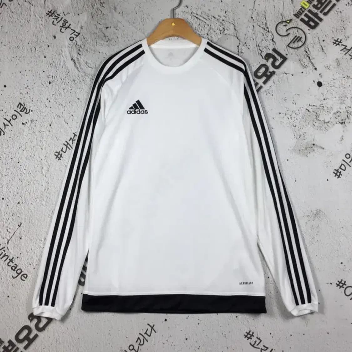 아디다스 퍼포먼스 기능성 트레이닝 긴팔 티 화이트 M 2100145 상품이미지1