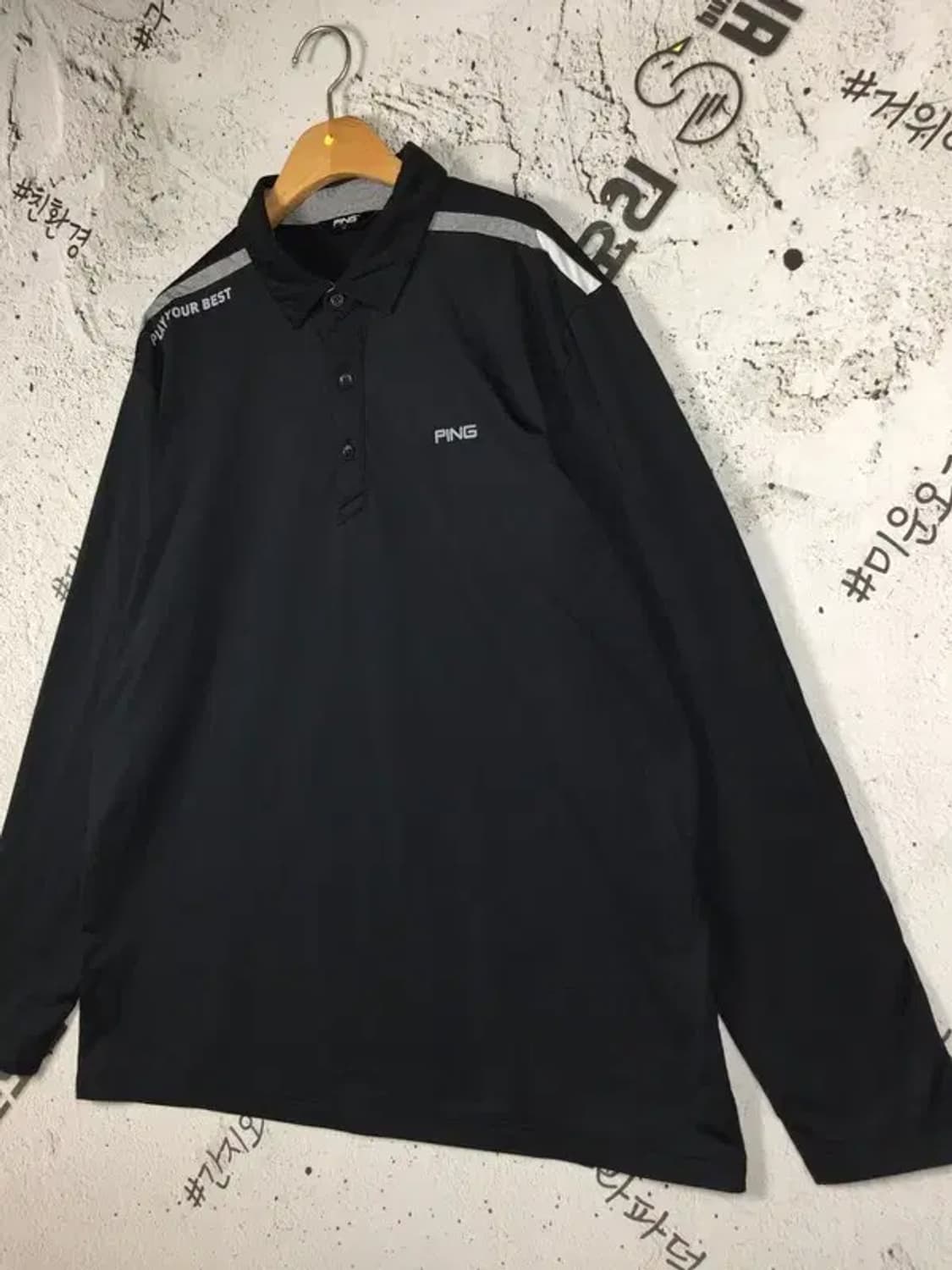 핑 컬렉션 기능성 골프 카라 긴팔 티 블랙 110 2100148 상품이미지4