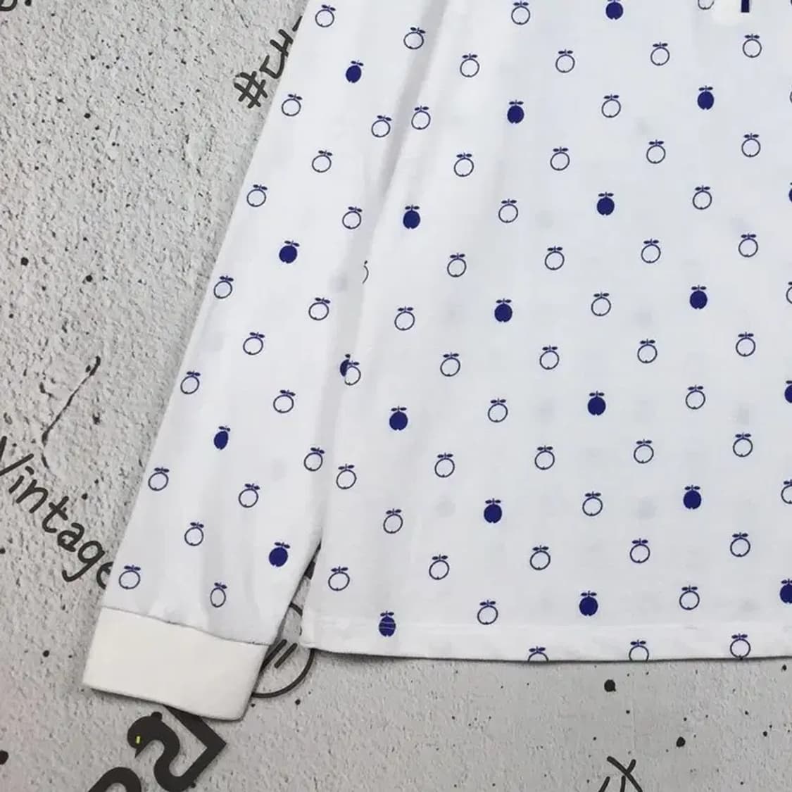 와이드앵글 W.ANGLE 골프 긴팔 카라 티 화이트 105 2100149 상품이미지7