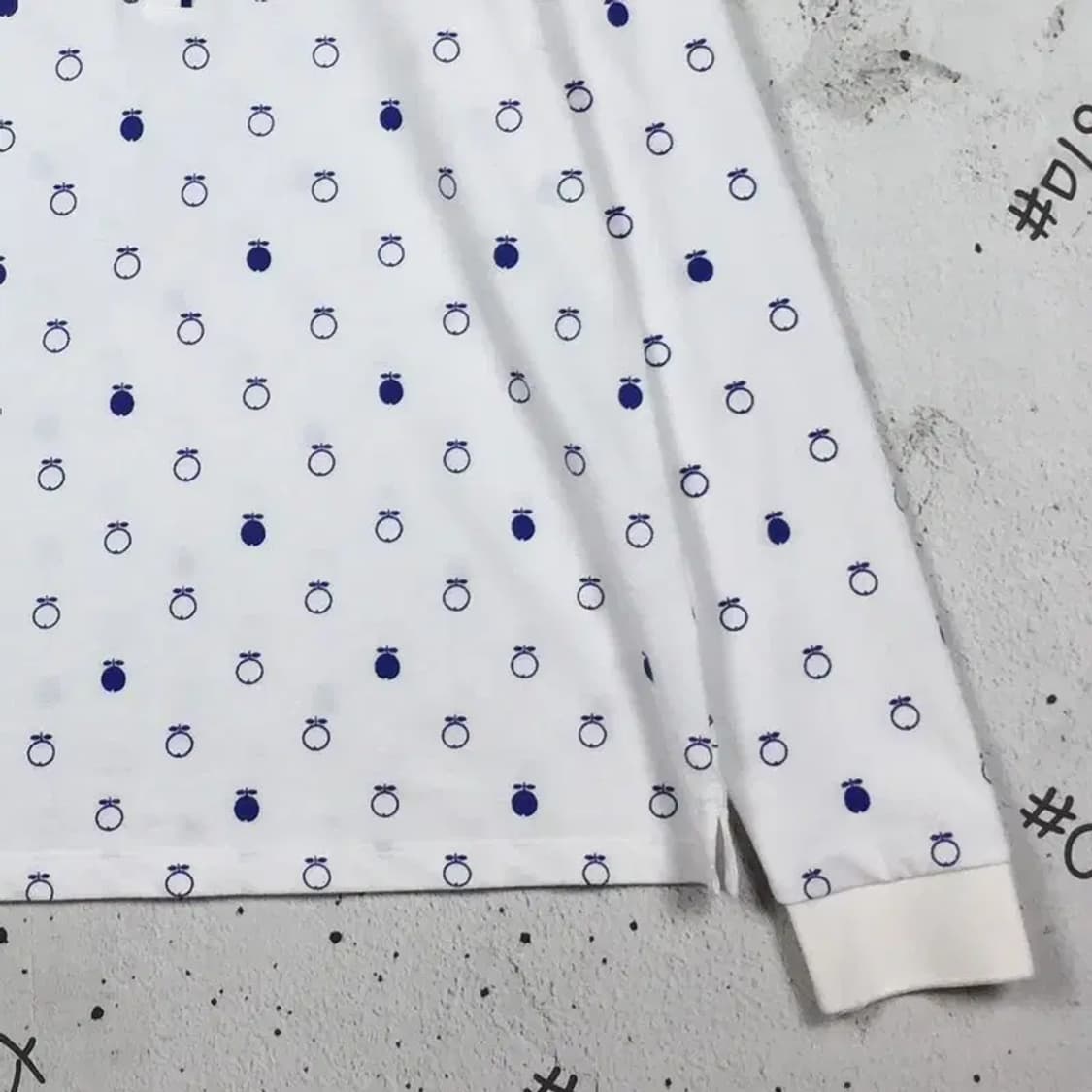 와이드앵글 W.ANGLE 골프 긴팔 카라 티 화이트 105 2100149 상품이미지8