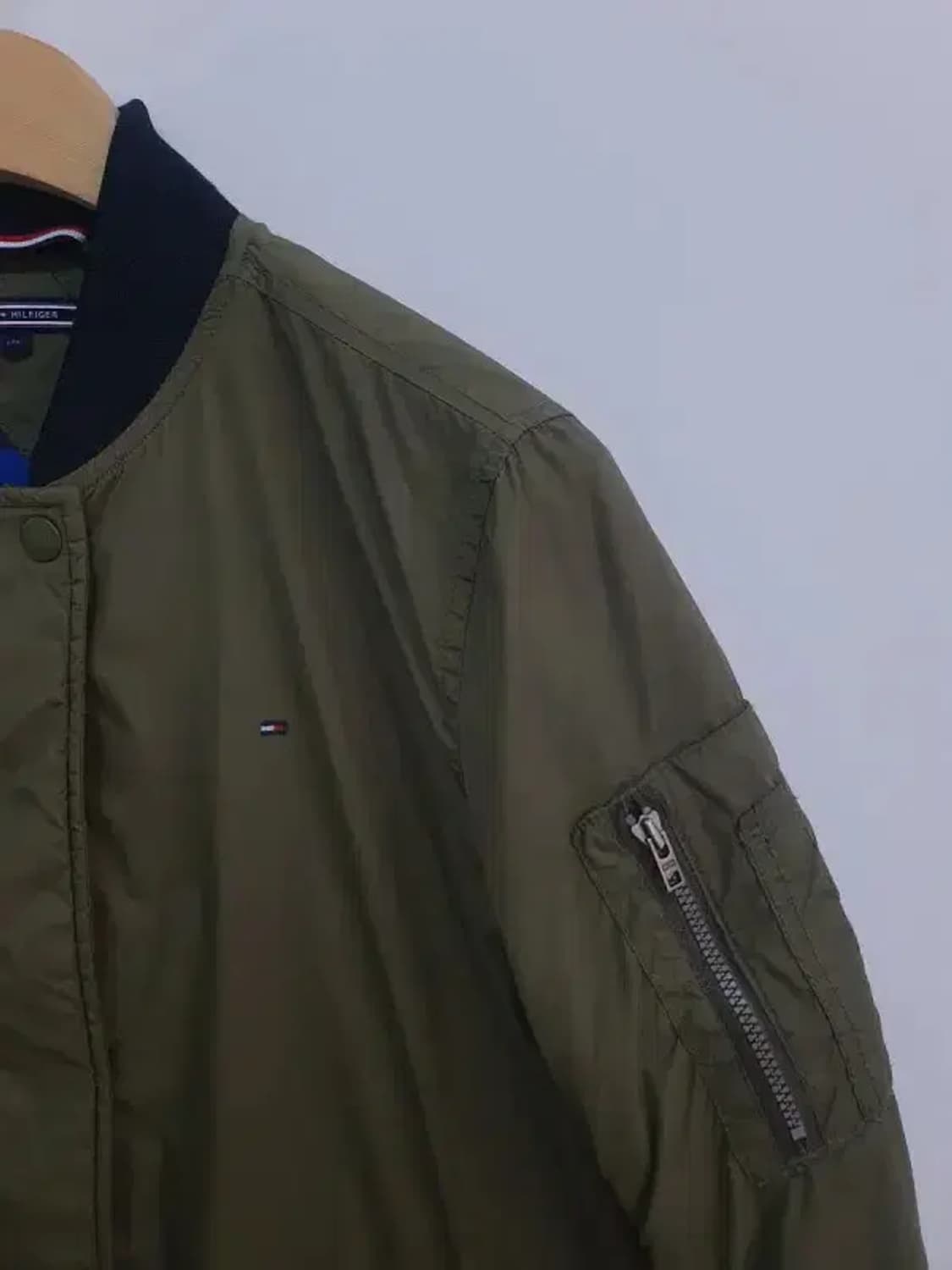 타미 폴리 코튼 혼방 하프 블루종 야상점퍼 자켓 ㅡ3157 상품이미지3