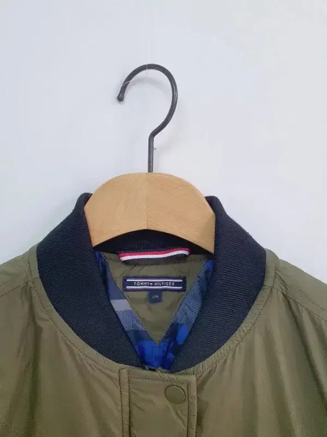 타미 폴리 코튼 혼방 하프 블루종 야상점퍼 자켓 ㅡ3157 상품이미지5