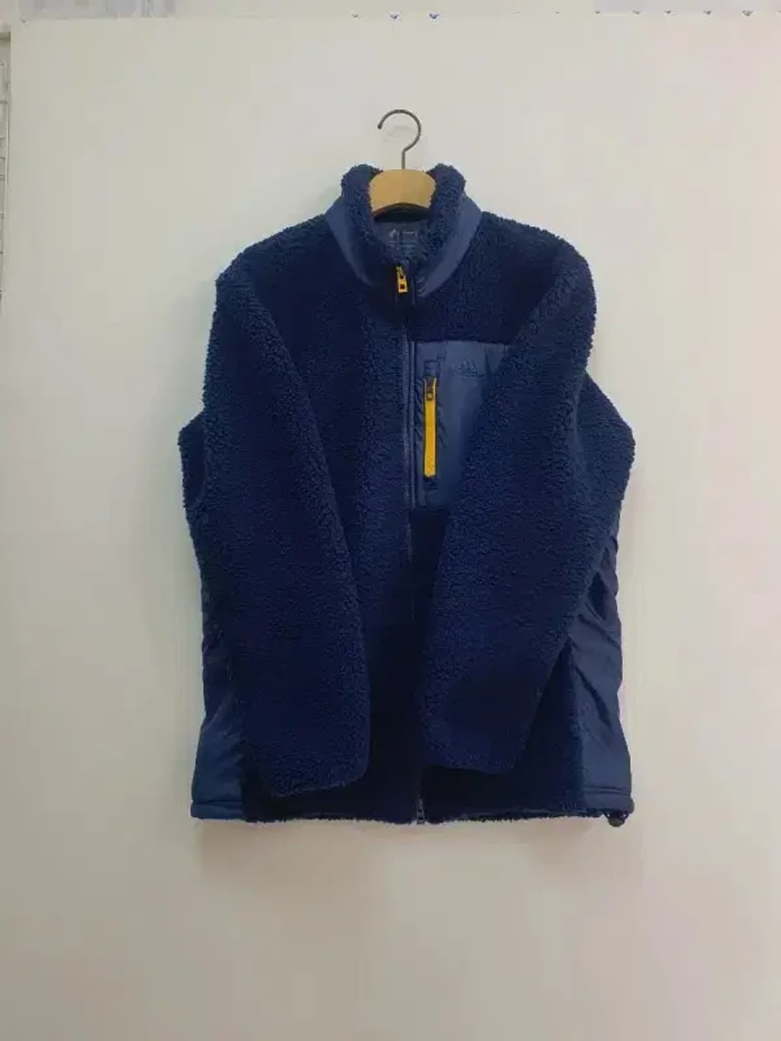 아디다스골프 네이비 후리스 뽀글이 플리즈 자켓 ㅡ3143 상품이미지1