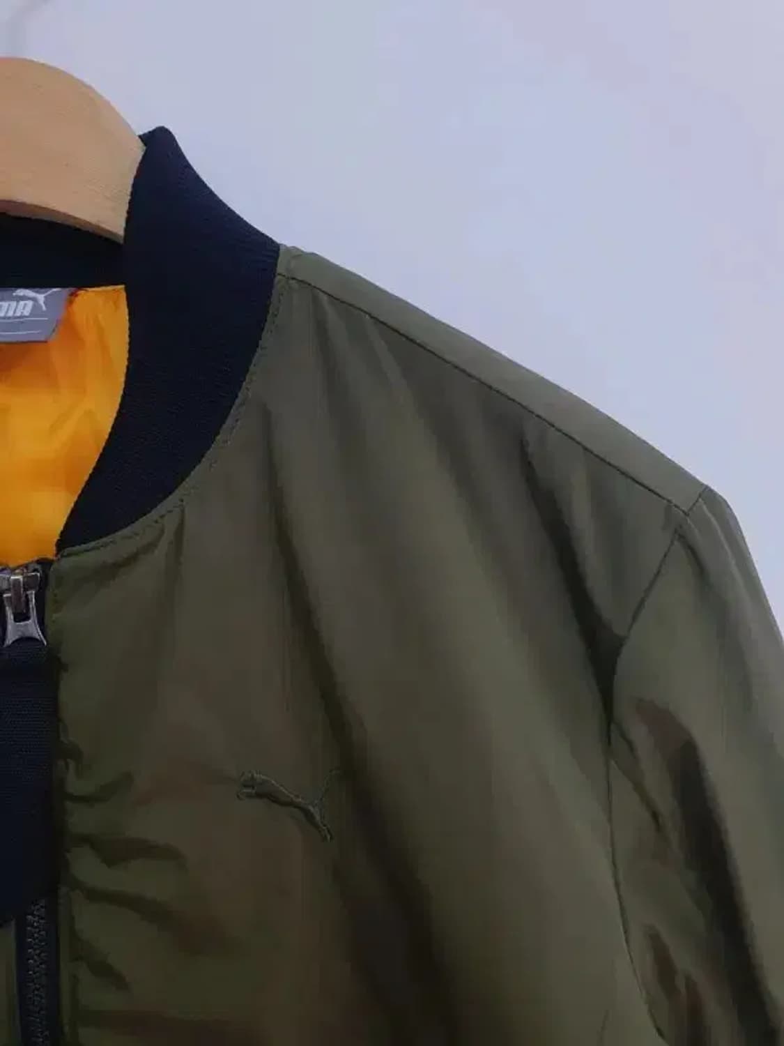 퓨마 폴리 코튼 혼방 롱 블루종 야상점퍼 ㅡ3001 상품이미지5